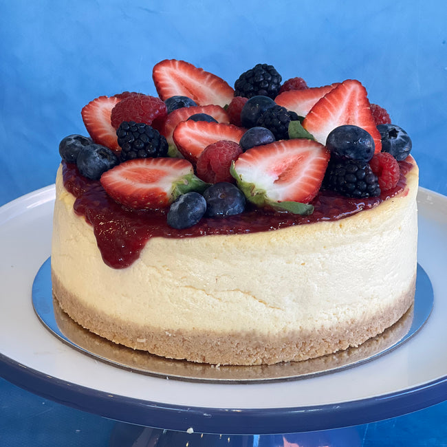 Mixed Berry & Raspberry Cheesecake